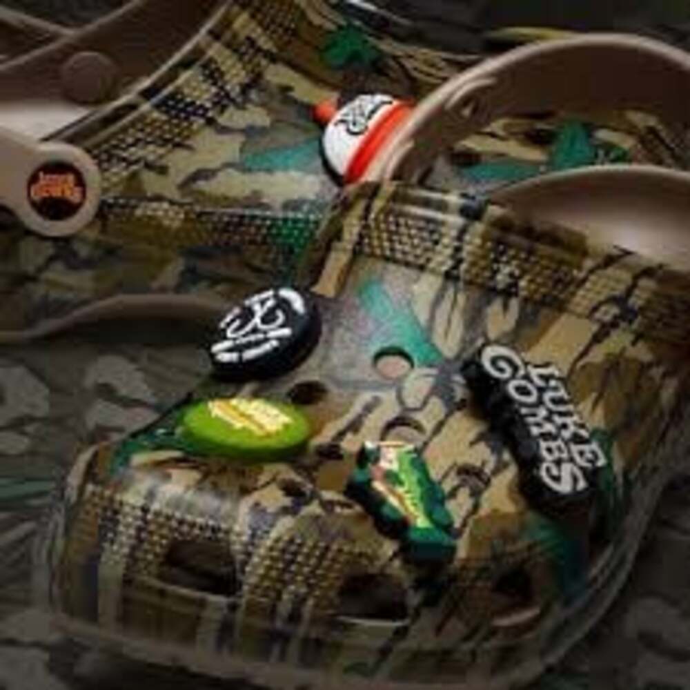 Luke Combs x Crocs Classic Clog Bootlegger Mossy Oak Camo NO JIBBITZ INCLUDED